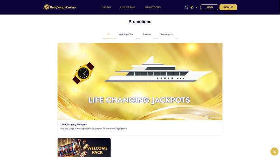 No Deposit Bonus at Ruby Vegas Casino